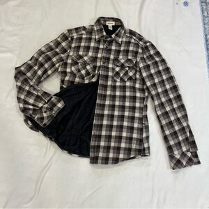 Diesel Mens XL Plaid Chore Flannel Button Up Shirt Padded Outdoors Class Of 78